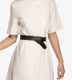 NODO Women's Vegan Leather Belt -Fashion Clothing Store SS18 Vintage Nodo Cardamon 2