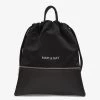 DODD Vegan Drawstring Backpack - Oam -Fashion Clothing Store SS19 Oam Dodd Black 1