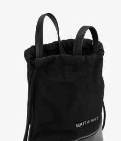 DODD Vegan Drawstring Backpack - Oam -Fashion Clothing Store SS19 Oam Dodd Black 4