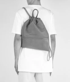 DODD Vegan Drawstring Backpack - Oam -Fashion Clothing Store SS19 Oam Dodd Black 6