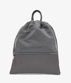 DODD Vegan Drawstring Backpack - Oam -Fashion Clothing Store SS19 Oam Dodd Grey 1