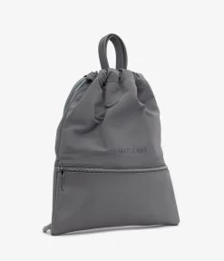 DODD Vegan Drawstring Backpack - Oam -Fashion Clothing Store SS19 Oam Dodd Grey 2