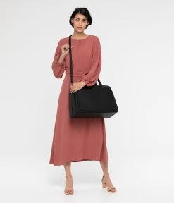 HAPAKSM Vegan Weekender Bag - Dwell 17 HAPAKSM Vegan Weekender Bag - Dwell -Fashion Clothing Store SS20 Dwell HapakSm Black 3