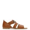 EBONI Vegan Flat Sandals -Fashion Clothing Store SS20 Shoes Eboni Chili 1