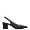 IMAN Women's Vegan Block Heels -Fashion Clothing Store SS20 Shoes Iman Black 1
