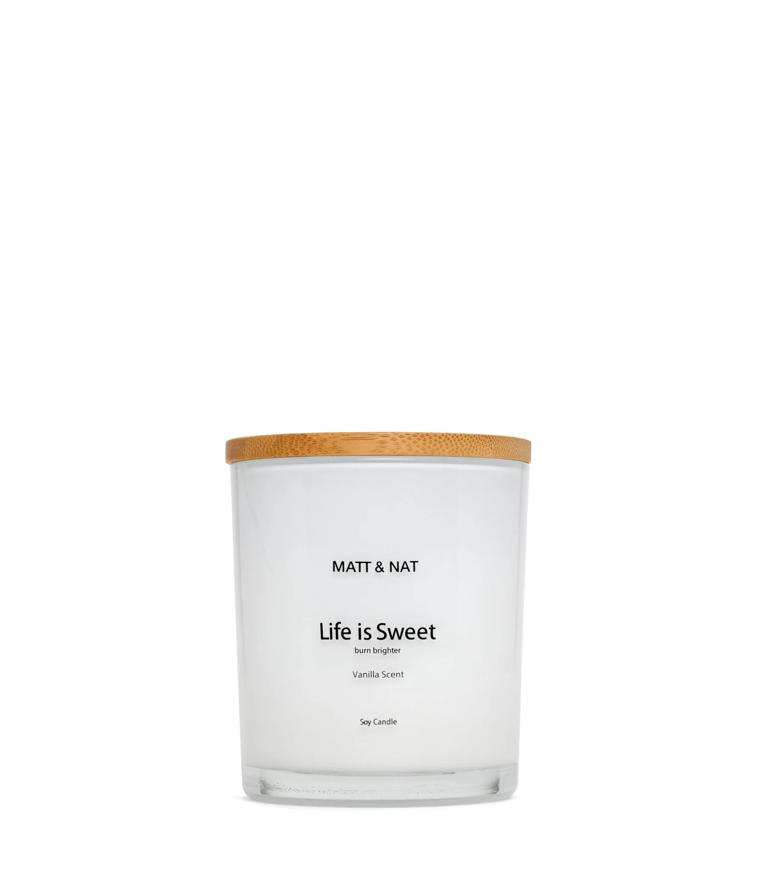 LIFE IS SWEET REG. ROUND BAMBOO - Candle 3 LIFE IS SWEET REG. ROUND BAMBOO - Candle