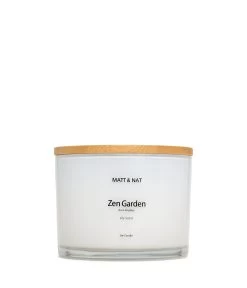 Zen Garden Large Round Candle