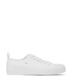 HAZEL Women's Vegan Sneakers -Fashion Clothing Store SS21 Shoes Hazel White 1