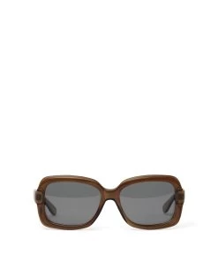 JEWEL Green Square Sunglasses