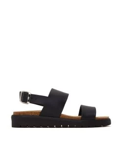 ASHAI Vegan Sandals -Fashion Clothing Store SS22 Shoes Ashai Black 1