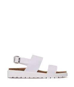 ASHAI Vegan Sandals -Fashion Clothing Store SS22 Shoes Ashai White 1