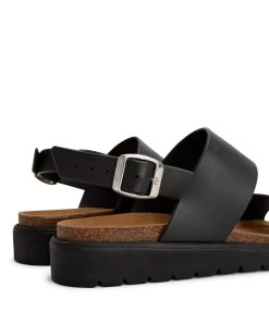 ASHAI Vegan Sandals -Fashion Clothing Store SS22 Shoes Ashai black 6