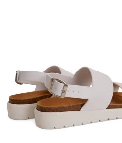 ASHAI Vegan Sandals -Fashion Clothing Store SS22 Shoes Ashai white 6