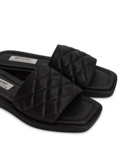 BRIEWomen's Vegan Sandals -Fashion Clothing Store SS22 Shoes Brie black 6