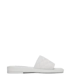 BRIEWomen's Vegan Sandals -Fashion Clothing Store SS22 Shoes Brie white 1