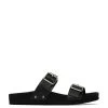 IBAKA Women's Vegan Buckle Sandals -Fashion Clothing Store SS22 Shoes Ibaka Black 1