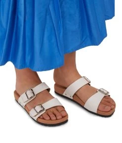 IBAKA Women's Vegan Buckle Sandals -Fashion Clothing Store SS22 Shoes Ibaka soy 2