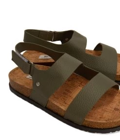 IDLY Women's Vegan Sandals -Fashion Clothing Store SS22 Shoes Idly khaki 6
