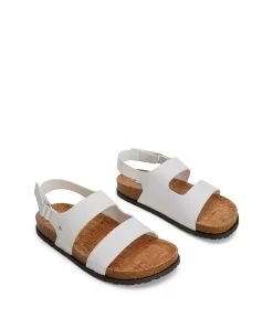 IDLY Women's Vegan Sandals -Fashion Clothing Store SS22 Shoes Idly white 3