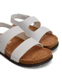 IDLY Women's Vegan Sandals -Fashion Clothing Store SS22 Shoes Idly white 6