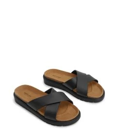 MANDI Women's Vegan Sandals -Fashion Clothing Store SS22 Shoes Mandi black 3