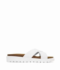 MANDI Women's Vegan Sandals -Fashion Clothing Store SS22 Shoes Mandi white 1