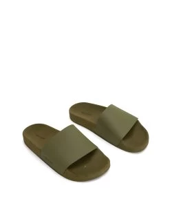 SUKI Women's Vegan Sandals -Fashion Clothing Store SS22 Shoes Suki green 3