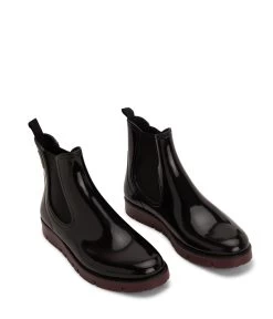 CHELZ Vegan Rain Boots 23 CHELZ Vegan Rain Boots -Fashion Clothing Store SS22 Shoes chelz burgundy 3