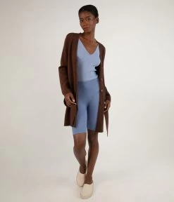 ADELAIDE Button Down Cardigan 27 ADELAIDE Button Down Cardigan -Fashion Clothing Store SS23 Outerwear Adelaide Chestnut 2 4