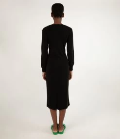 FRANEK Long Sleeve Button Front Longline Cardigan -Fashion Clothing Store SS23 Outerwear franek chestnut 2 3