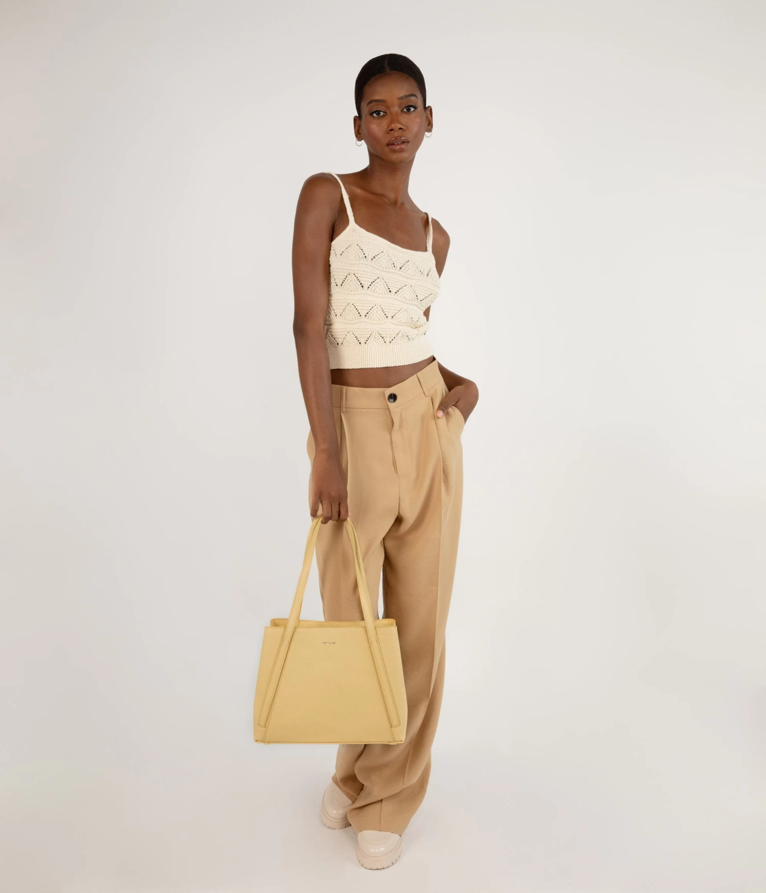 ZOEY Vegan Tote Bag- Purity 16 ZOEY Vegan Tote Bag- Purity - Image 14