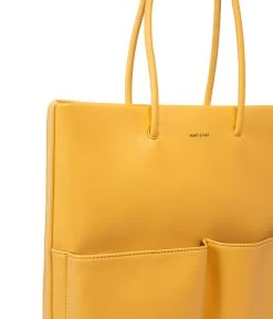 BERTA Vegan Tote Bag - Sol -Fashion Clothing Store SS23 Sol Berta citrine 6
