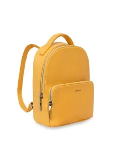 CAROSM Small Vegan Backpack - Sol -Fashion Clothing Store SS23 Sol carosm citrine 3