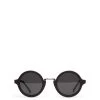 HALSEY Black Round Sunglasses -Fashion Clothing Store SS23 Sunglasses Halsey Black 1