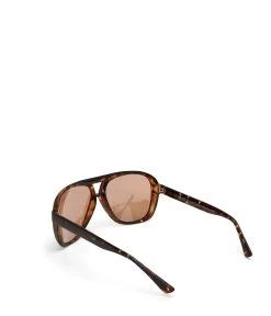AVIATOR Brown Aviator Sunglasses -Fashion Clothing Store SS23 Sunglasses aviator brown 5