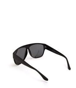 AYA Retro Squared Sunglasses -Fashion Clothing Store SS23 Sunglasses aya black 5