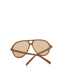 ELLIS Brown Aviator Sunglasses -Fashion Clothing Store SS23 Sunglasses ellis brown 5
