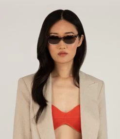 RUE Rectangle Sunglasses -Fashion Clothing Store SS23 Sunglasses rue blackclearframe 2 1