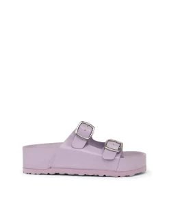 OLAYA Women's Vegan Sandals With Double Straps -Fashion Clothing Store SS23 shoes Olaya Lilac 1