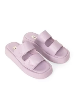 EMIE Women's Vegan Platform Sandals -Fashion Clothing Store SS23 shoes emie lilac 3