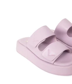 EMIE Women's Vegan Platform Sandals -Fashion Clothing Store SS23 shoes emie lilac 6 1