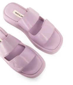 EMIE Women's Vegan Platform Sandals -Fashion Clothing Store SS23 shoes emie lilac 6 2