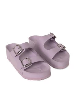OLAYA Women's Vegan Sandals With Double Straps -Fashion Clothing Store SS23 shoes olaya lilac 3