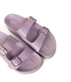 OLAYA Women's Vegan Sandals With Double Straps -Fashion Clothing Store SS23 shoes olaya lilac 6 1
