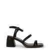 SOKK Women's Vegan Sandals With Ankle Straps -Fashion Clothing Store SS23 shoes sokk black 1