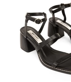 SOKK Women's Vegan Sandals With Ankle Straps -Fashion Clothing Store SS23 shoes sokk black 6 1