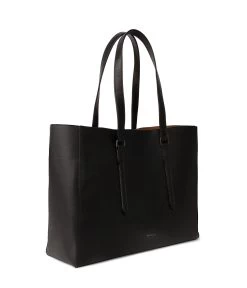 EMEL Vegan Tote Bag - Arbor 26 EMEL Vegan Tote Bag - Arbor -Fashion Clothing Store SS24 Arbor emel black 3