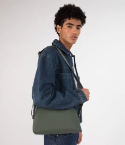 ARROW Vegan Crossbody Bag - Purity -Fashion Clothing Store SS24 Purity Arrow forest 2 2