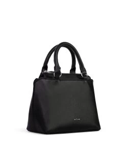 ATHENA Small Vegan Satchel - Sol -Fashion Clothing Store SS24 Sol athena black 3