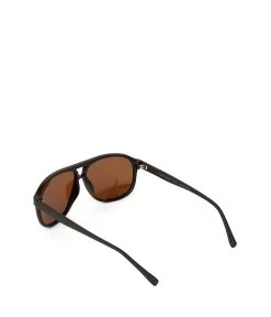 ELLIS-2 Recycled Brown Aviator Sunglasses -Fashion Clothing Store SS24 Sunglasses Ellis2 blackbrown 5